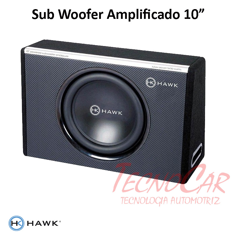 Subwoofer Hawk caja Plana 10"